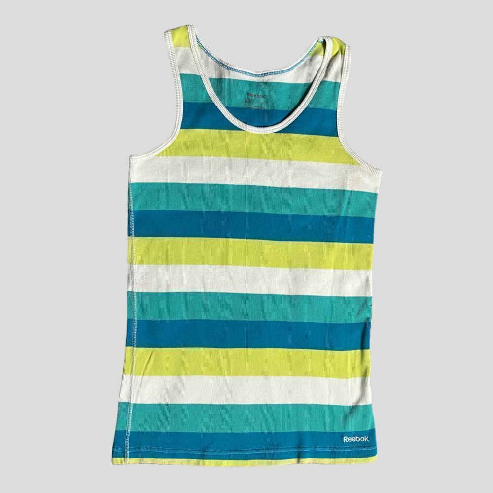 REEBOK Striped‎ Tank Top-L